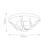 Потолочный светильник Quoizel Bradbury QZ-BRADBURY-F-GK