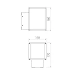 Настенный фонарь Natural Concepts Dwell NC-803481-DG