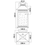 Настенный фонарь Quoizel Livingston QZ-LIVINGSTON2-L