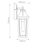 Настенный фонарь Quoizel Buckley QZ-BUCKLEY-S-MBK