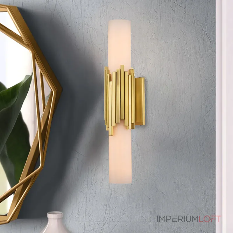 Бра для ванных комнат Elstead Lighting Marvele MARVELE-2WB-AB-OPAL