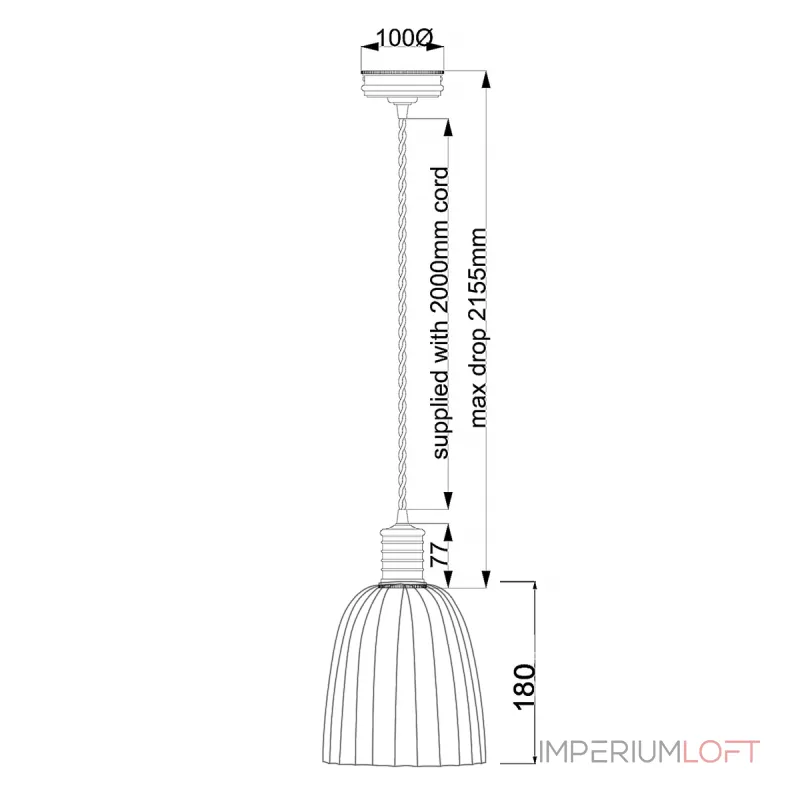 Подвесной светильник Elstead Lighting Douille DOUILLE-P-AB