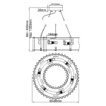 Подвесной светильник Kichler Crystal skye KL-CRYSTAL-SKYE-P-A