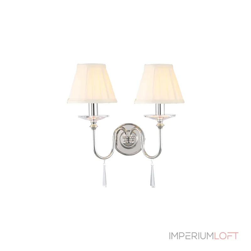 Бра Elstead Lighting Finsbury park FP2-POL-NICKEL Бра Elstead Lighting Finsbury park FP2-POL-NICKEL