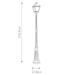 Фонарный столб Elstead Lighting Bayview BAYVIEW-5L-BK