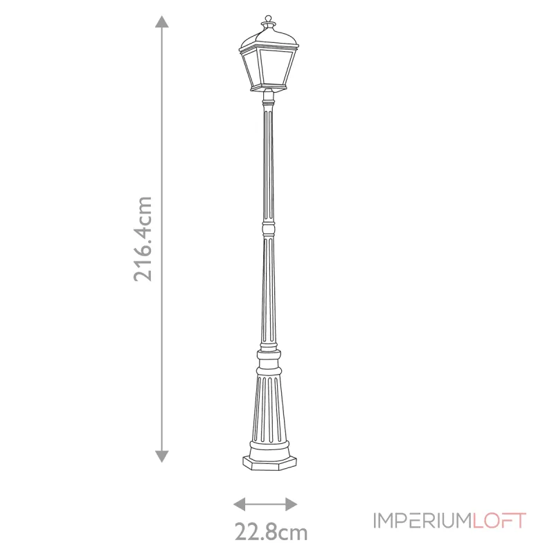Фонарный столб Elstead Lighting Bayview BAYVIEW-5L-BK Фонарный столб Elstead Lighting Bayview BAYVIEW-5L-BK