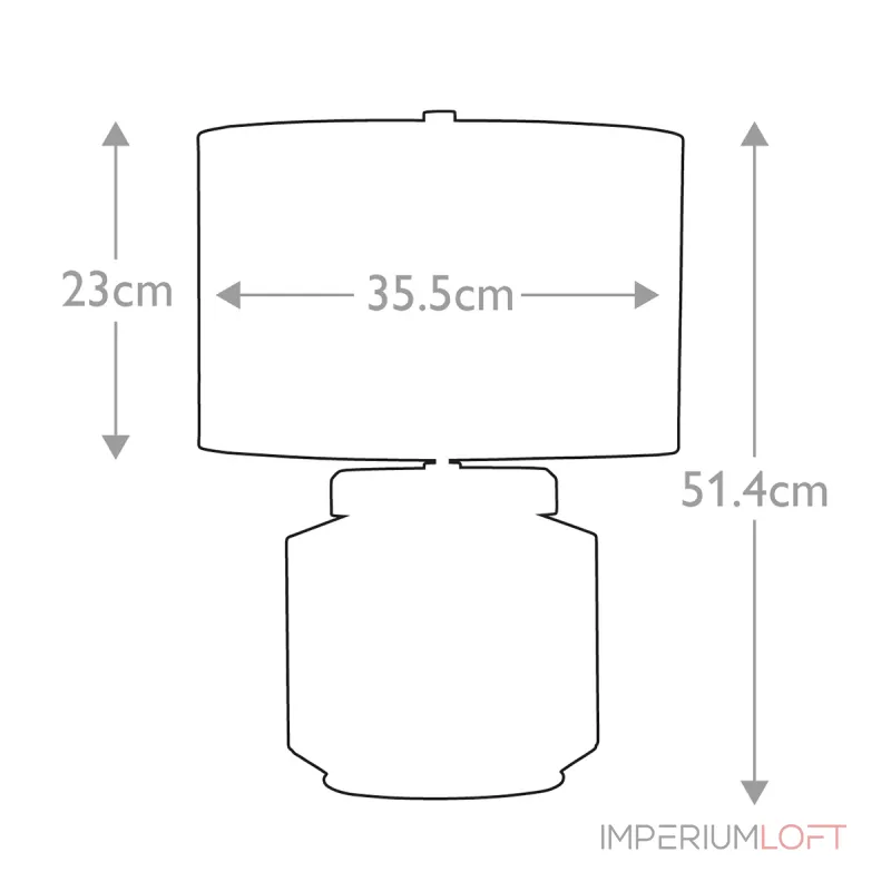 Настольная лампа Elstead Lighting Luga LUGA-TL-SMOKE Настольная лампа Elstead Lighting Luga LUGA-TL-SMOKE