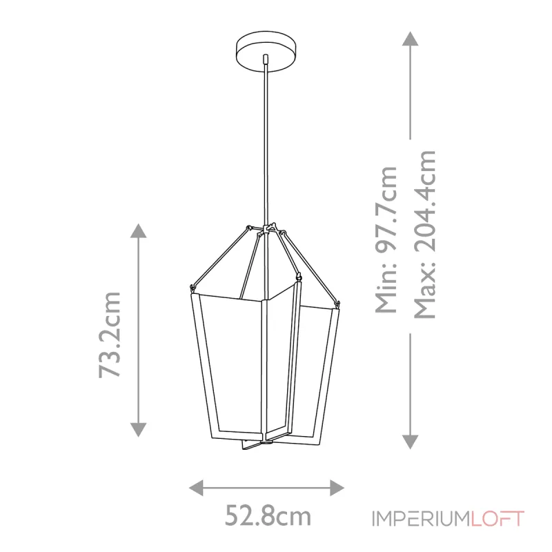 Подвесной светильник Kichler Calters QN-CALTERS-P-L-CG