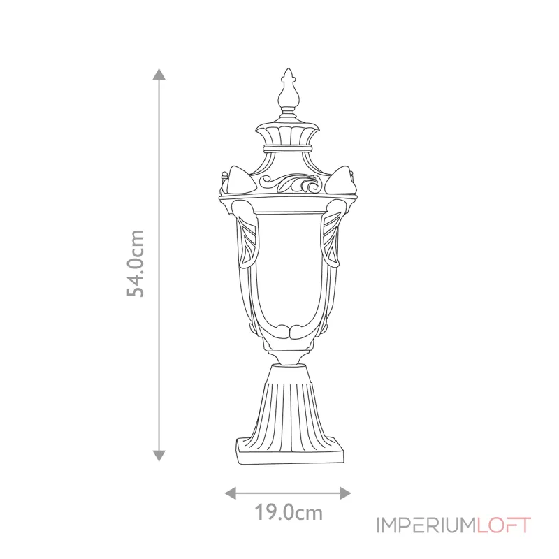 Фонарь-пьедестал Elstead Lighting Philadelphia PH3-M-OB Фонарь-пьедестал Elstead Lighting Philadelphia PH3-M-OB
