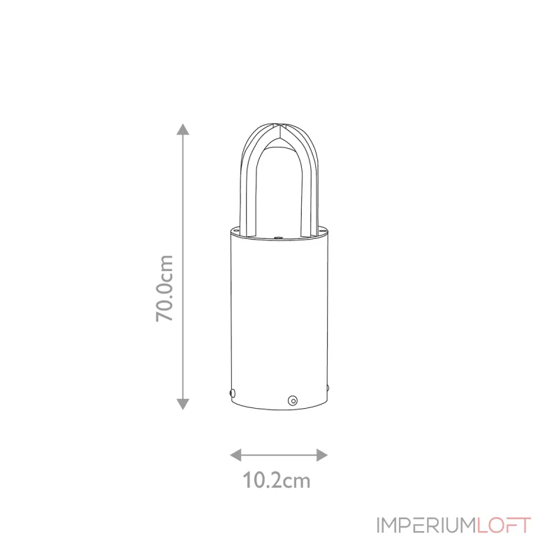 Фонарный столб Elstead Lighting Paignton PAIGNTON-MB-BRASS