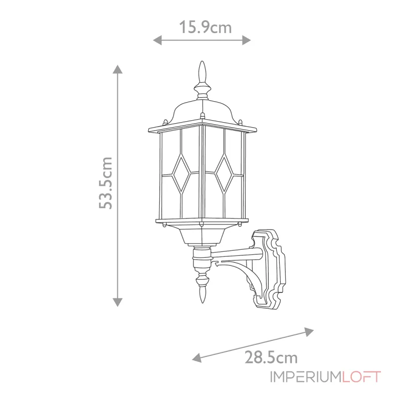 Настенный фонарь Elstead Lighting Wexford WX1