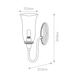 Бра для ванных комнат Elstead Lighting Blake BATH-BLAKE2-PB