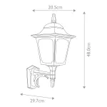 Настенный фонарь Elstead Lighting Chapel CP1-BLACK