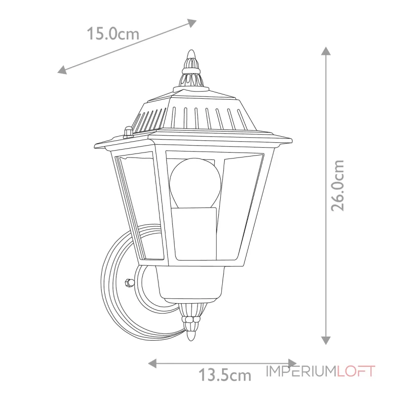 Настенный фонарь Elstead Lighting Highnam GZH-HN1