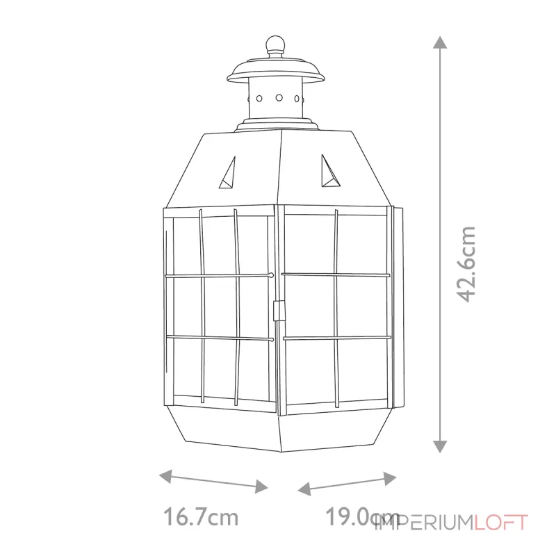 Настенный фонарь Hinkley Nantucket QN-NANTUCKET-L-AS Настенный фонарь Hinkley Nantucket QN-NANTUCKET-L-AS