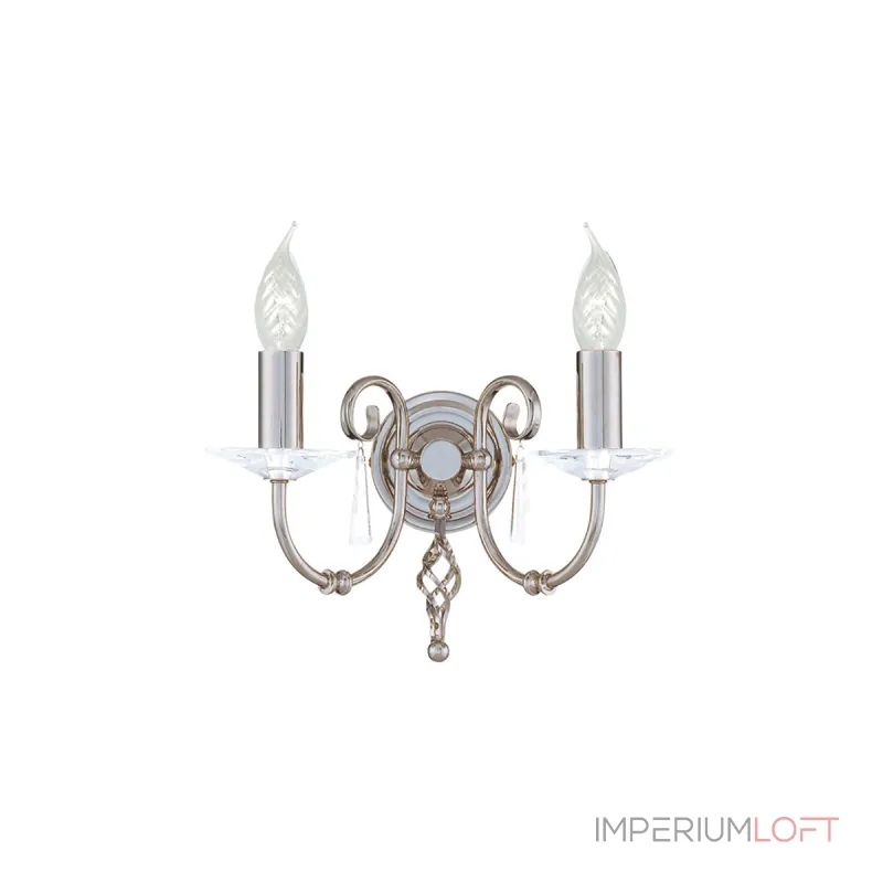 Бра Elstead Lighting Aegean AG2-POL-NICKEL Бра Elstead Lighting Aegean AG2-POL-NICKEL