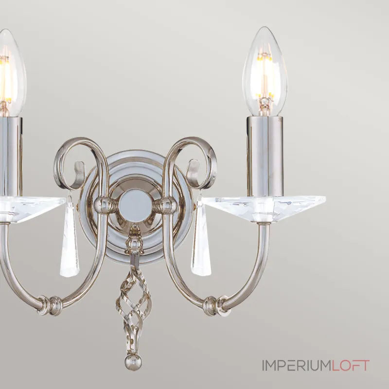 Бра Elstead Lighting Aegean AG2-POL-NICKEL Бра Elstead Lighting Aegean AG2-POL-NICKEL