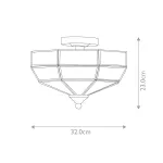 Потолочный светильник Elstead Lighting Old park OLD-PARK-PN