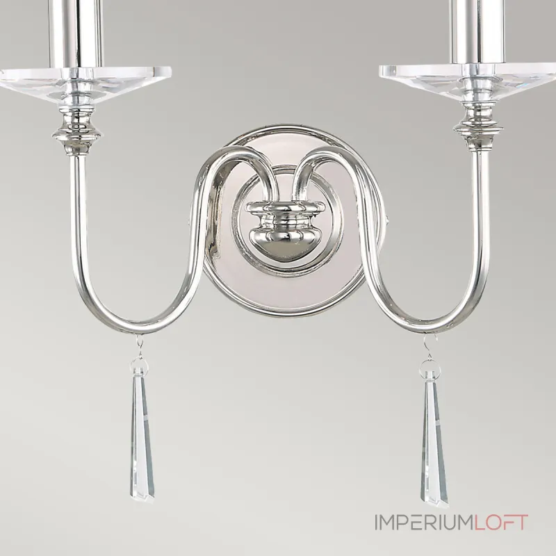 Бра Elstead Lighting Finsbury park FP2-POL-NICKEL Бра Elstead Lighting Finsbury park FP2-POL-NICKEL