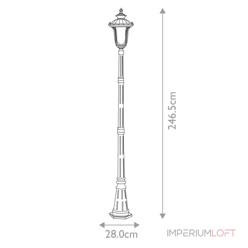 Фонарный столб Elstead Lighting Chicago CC5-M-BK Фонарный столб Elstead Lighting Chicago CC5-M-BK
