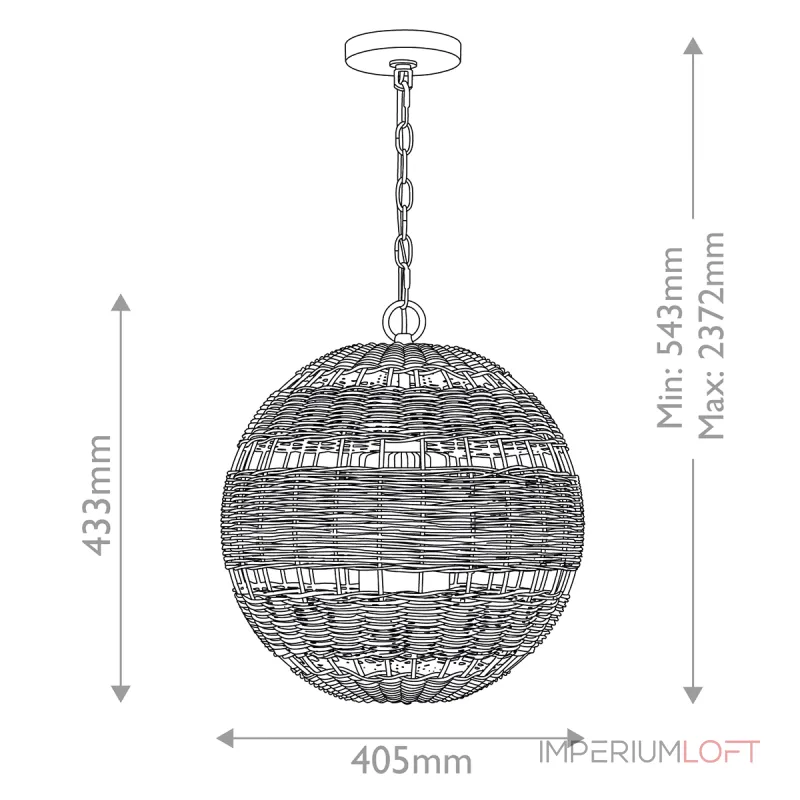 Подвесной светильник Quoizel Lindendale QZ-LINDENDALE-P-AWH