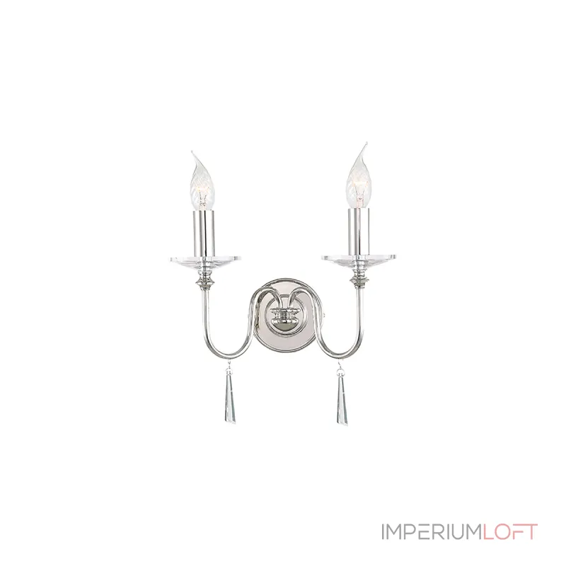 Бра Elstead Lighting Finsbury park FP2-POL-NICKEL Бра Elstead Lighting Finsbury park FP2-POL-NICKEL