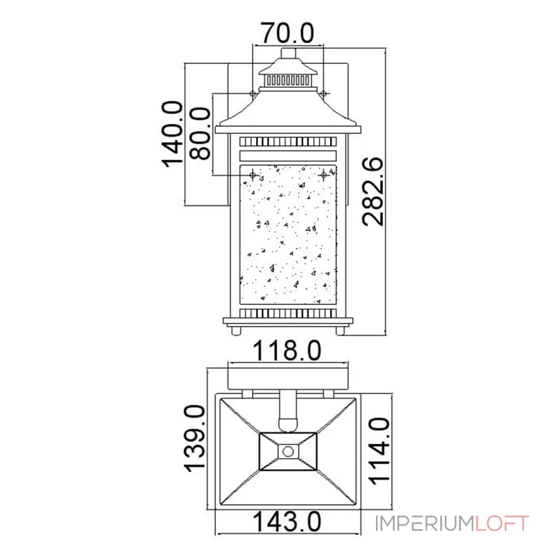 Настенный фонарь Quoizel Livingston QZ-LIVINGSTON2-S