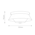 Потолочный светильник для ванной комнаты Elstead Lighting Bowtie BOWTIE-F-MB