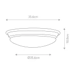 Потолочный светильник для ванной комнаты Elstead Lighting Brompton BATH-BROMPTON-F-PB