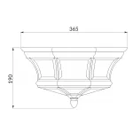 Потолочный фонарь Quoizel Newbury QZ-NEWBURY-F-PB