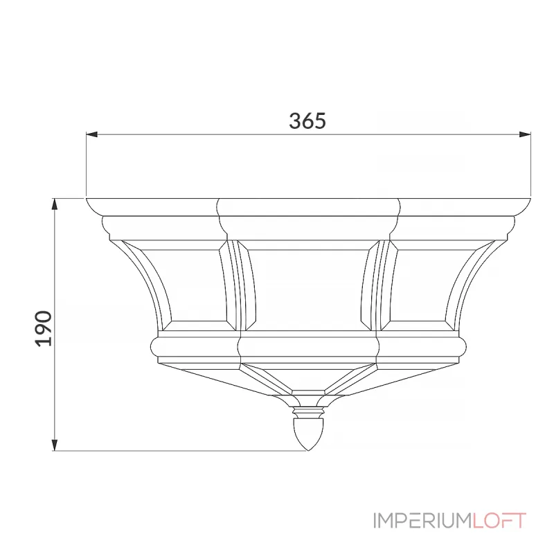 Потолочный фонарь Quoizel Newbury QZ-NEWBURY-F-PB