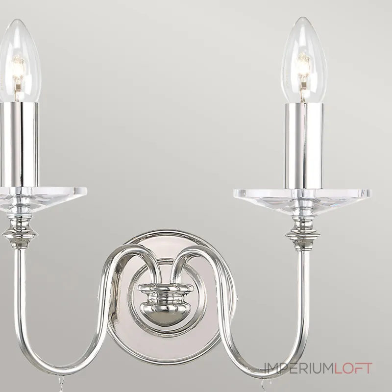 Бра Elstead Lighting Finsbury park FP2-POL-NICKEL Бра Elstead Lighting Finsbury park FP2-POL-NICKEL