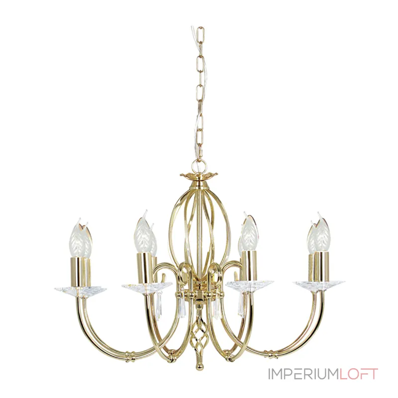 Люстра Elstead Lighting Aegean AG8-POL-BRASS Люстра Elstead Lighting Aegean AG8-POL-BRASS