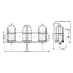 Бра для ванных комнат Feiss Urban restoration QN-URBANREST3