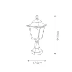 Фонарь-пьедестал Elstead Lighting Chapel CPM4-BLACK