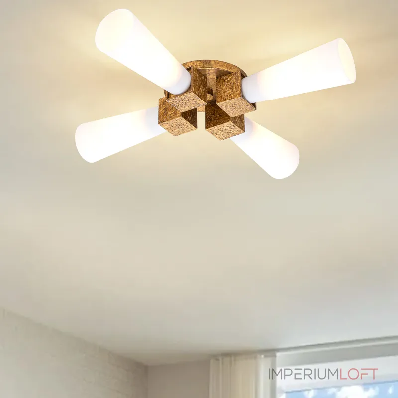 Потолочный светильник Elstead Lighting Kristy KRISTY-4P-DG-OPAL