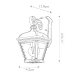 Настенный фонарь Elstead Lighting Bayview BAYVIEW-2S-BK