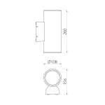 Настенный фонарь Natural Concepts Dwell NC-803093-DG