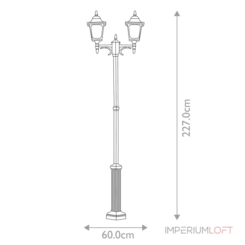 Фонарный столб Elstead Lighting Chapel CP8-BLACK