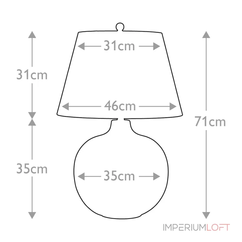 Настольная лампа Elstead Lighting Laguna (el) LAGUNA-TL-LRG