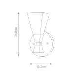 Бра для ванных комнат Elstead Lighting Bowtie BOWTIE-1-MB