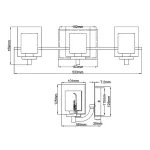 Бра для ванной Quoizel Kolt QZ-KOLT3-PC-BATH
