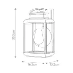 Настенный фонарь Quoizel Byron QZ-BYRON-S-GR