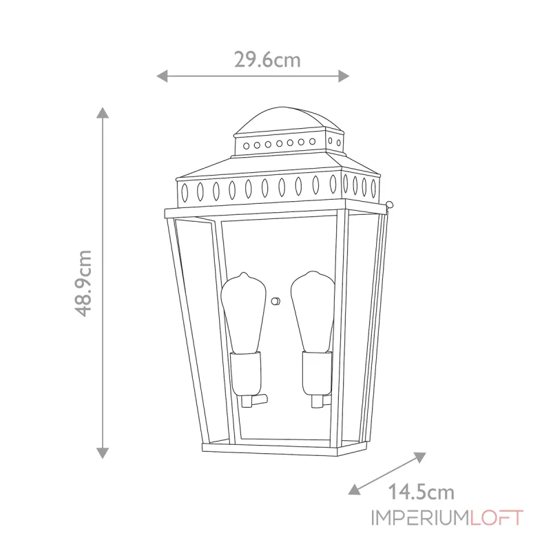 Настенный фонарь Elstead Lighting Mansion house MANSION-HOUSE-L-BR Настенный фонарь Elstead Lighting Mansion house MANSION-HOUSE-L-BR