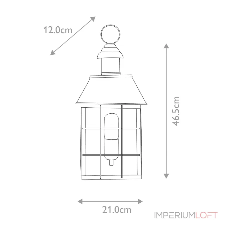 Настенный фонарь Elstead Lighting Hyde park HYDE-PARK-BR Настенный фонарь Elstead Lighting Hyde park HYDE-PARK-BR