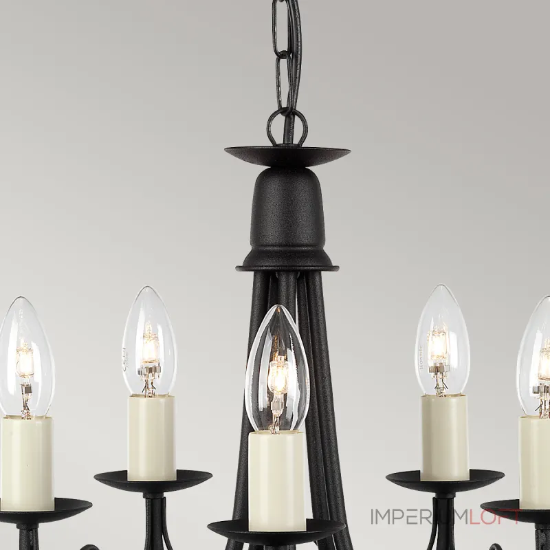 Люстра Elstead Lighting Minster MN5-BLACK Люстра Elstead Lighting Minster MN5-BLACK