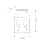 Настенный фонарь Elstead Lighting Solid brass lanterns OLD-BAILEY-L-BR