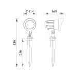 Ландшафтный свет Natural Concepts Dwell NC-003729-DG