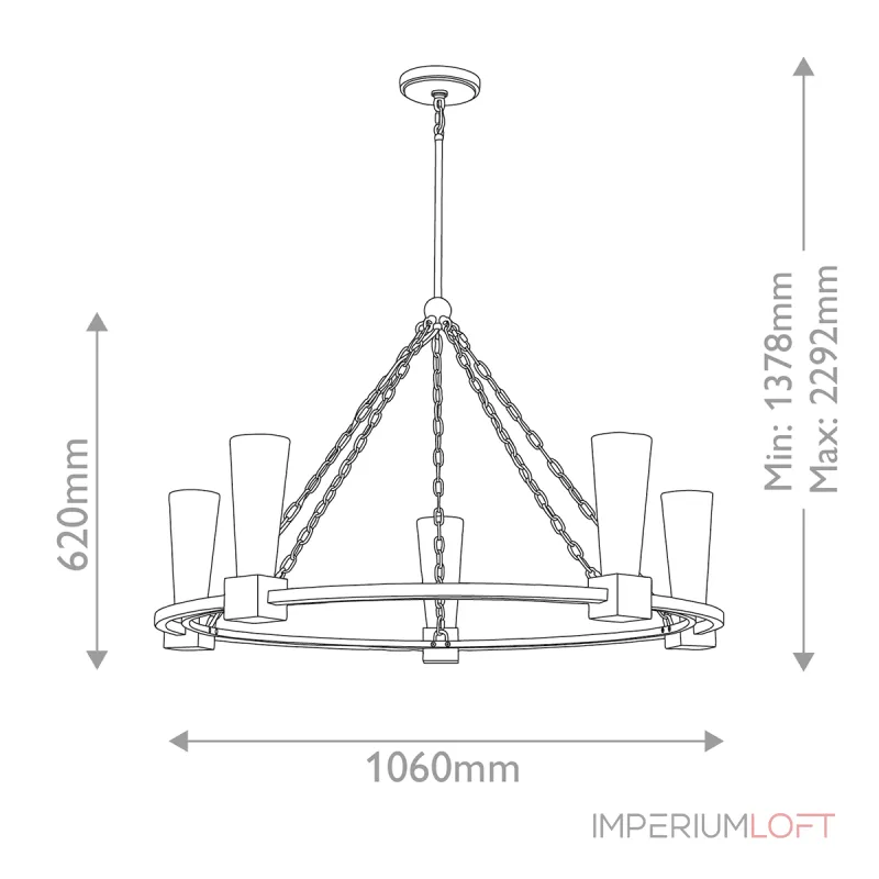 Люстра Elstead Lighting Kristy KRISTY5-DG-OPAL