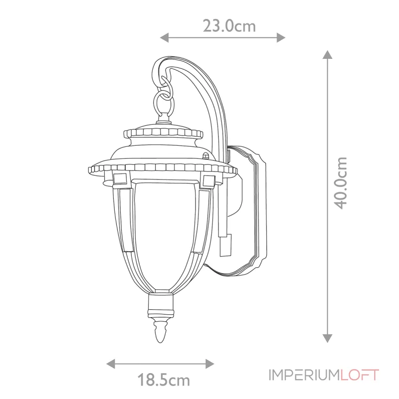 Настенный фонарь Elstead Lighting St louis STL2-M-WB